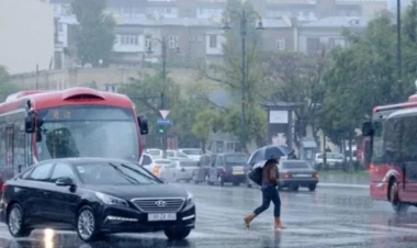 Azərbaycanda leysan yağacaq, dolu düşəcək - XƏBƏRDARLIQ