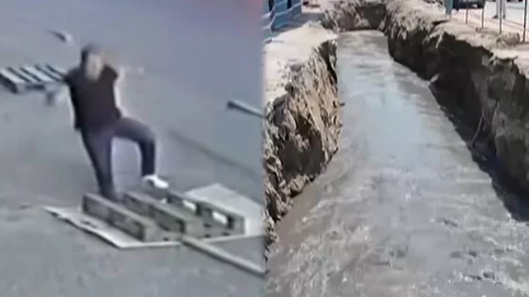 Kanalizasiya xəttinə düşən 27 yaşlı Cümşüdün FOTOsu