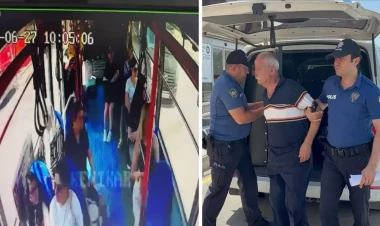 Avtobusda qadının ətək altından şəklini çəkən şəxs keçmiş hakim imiş - VİDEO - FOTO