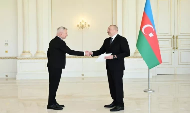 Prezident Polşanın yeni səfirinin etimadnaməsini qəbul etdi - VİDEO - FOTO