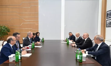 Prezident Mingəçevirdə Adolfo Ursonun başçılıq etdiyi nümayəndə heyətini qəbul edib - FOTO