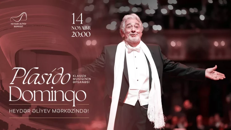 Heydər Əliyev Mərkəzində əfsanəvi tenor Plasido Dominqonun konserti keçiriləcək