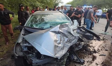 İki qadının öldüyü maşından o, sağ çıxarıldı - yenilənib - VİDEO - FOTO