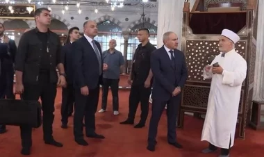 Paşinyan Türkiyədə məscidə getdi - VİDEO