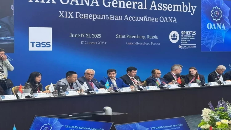 Trend BİA Sankt-Peterburqda OANA-nın XIX Baş Assambleyasında iştirak edir - FOTO