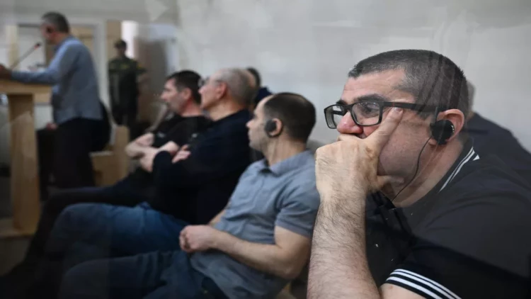 Ermənistan silahlı qüvvələrinin Azərbaycanın mülki infrastrukturuna ziyan vurması ilə bağlı sənədlər məhkəmədə tədqiq olunub - FOTO