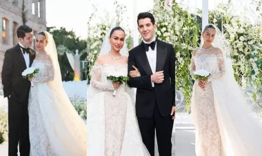 Türk biznesmenin oğlu azərbaycanlı xanımla evləndi - FOTO