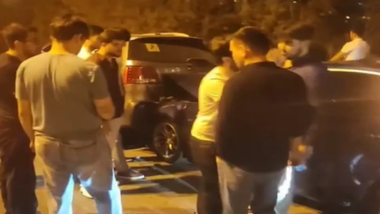 Bakıda baş verən zəncirvari qəzanın ANBAAN GÖRÜNTÜLƏRİ - VİDEO