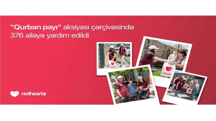 “Qurban payı” aksiyası çərçivəsində 376 ailəyə yardım edildi