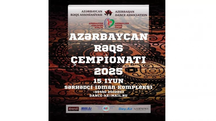 “Azərbaycan Rəqs Çempionatı 2025” müsabiqəsi keçiriləcək