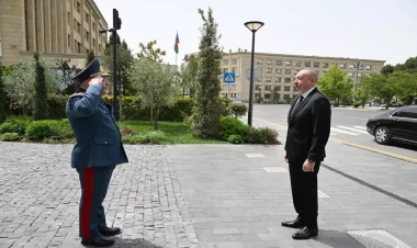 Prezident Dövlət Gömrük Komitəsinin yeni inzibati binasının açılışında iştirak edib - VİDEO - FOTO