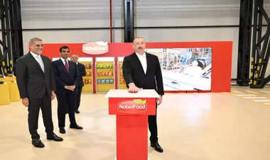 Prezident Bakıda qəlyanaltı məhsullarının istehsalı zavodunun açılışında iştirak edib - VİDEO - FOTO