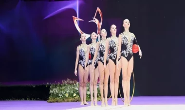 Gimnastlarımız Avropa çempionatında iştirak ediblər - FOTO