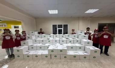 Leyla Əliyevanın təşəbbüsü ilə aztəminatlı ailələrə qurban payları çatdırılıb - FOTO