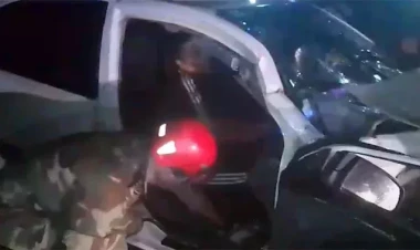 3 avtomobil toqquşub, sərnişin sıxılı vəziyyətdə qalıb - FHN - VİDEO