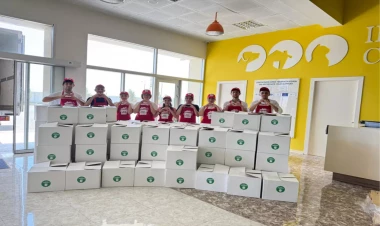 Leyla Əliyevanın təşəbbüsü ilə Yevlaxda ailələrə qurban payları çatdırılıb - FOTO