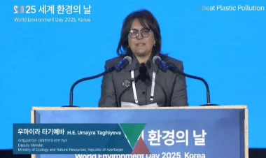 Azərbaycan növbəti ev sahibi olaraq “Ümumdünya Ətraf Mühit Günü”nün estafetini qəbul edib - VİDEO - FOTO