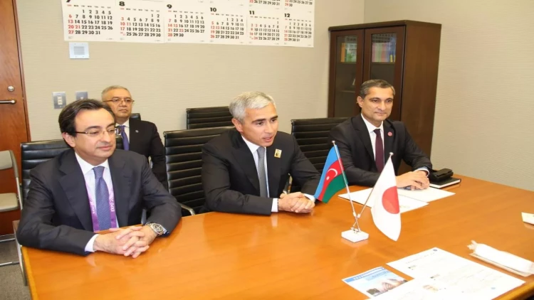 Prezidentin köməkçisi Yaponiyanın Baş nazirinin müşaviri ilə görüşdü - FOTO