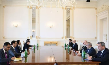 Prezident İlham Əliyev Pakistanın neft nazirini qəbul edib - FOTO