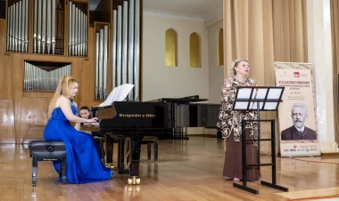 Bakı Musiqi Akademiyasında P.İ.Çaykovskinin 185 illiyinə həsr olunmuş təntənəli konsert və sərgi keçirilmişdir - FOTO