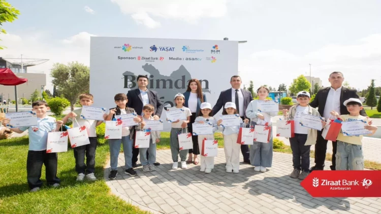 Ziraat Bank Azərbaycan Şəhid Övladları üçün təşkil olunan “Bilimdən Zəfərə” layihəsinin Gəncə mərhələsinə sponsorluq edib - FOTO