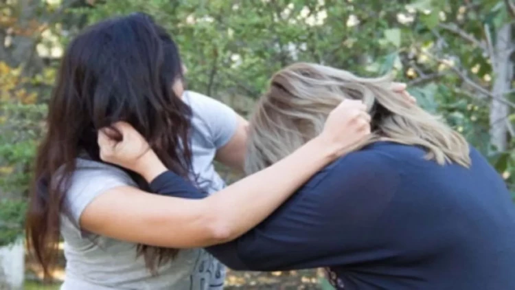 Göygöldə qadın müəllimlər avtobusda saçyolduya çıxdılar