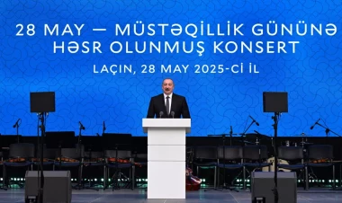 Laçında 28 May - Müstəqillik Gününə həsr olunmuş konsert keçirilib - FOTO