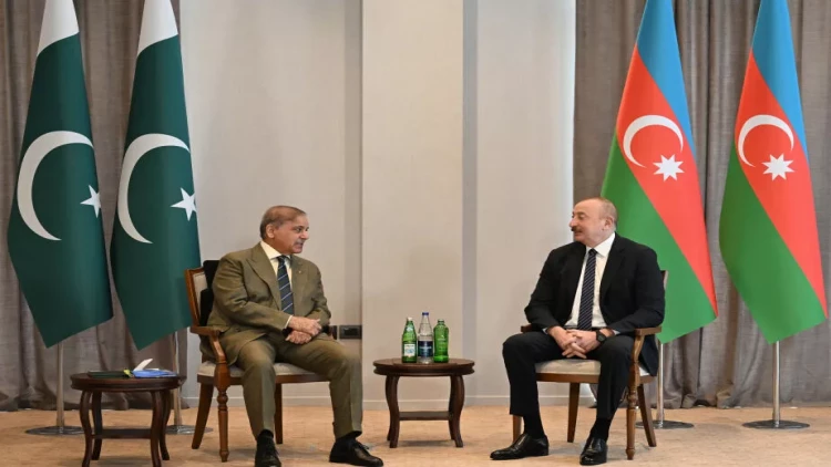 Laçında İlham Əliyevin Pakistanın Baş naziri ilə məhdud tərkibdə görüşü keçirilib - VİDEO - FOTO