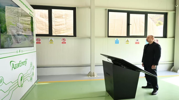 Prezident Laçında “Aşağı Malıbəyli” və “Mirik” su elektrik stansiyalarının açılışında iştirak edib - VİDEO - FOTO