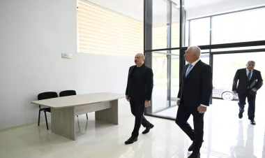 Prezident Bəylik kəndinin açılışında iştirak edib - VİDEO - FOTO