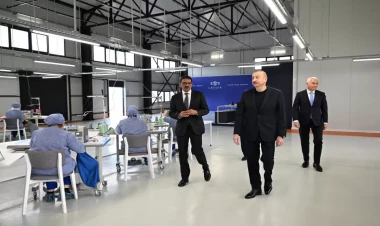 Prezident “LATIFA” Laçın tikiş fabrikinin açılışında iştirak edib - VİDEO - FOTO