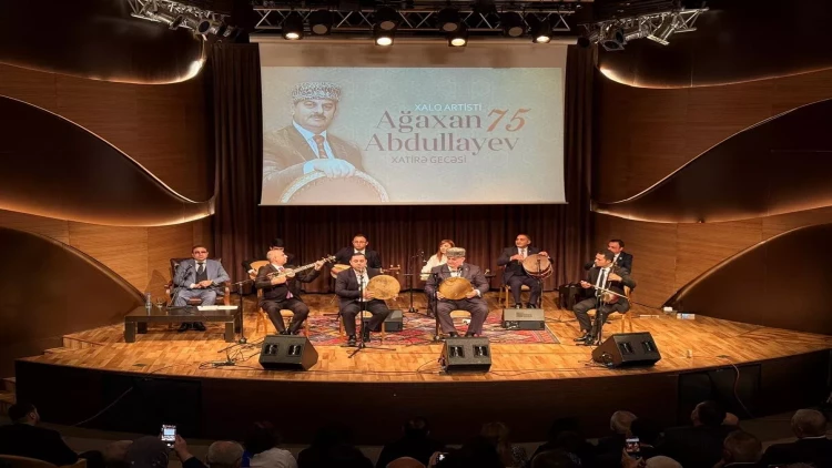 Beynəlxalq Muğam Muğam Mərkəzində  Ağaxan Abdullayevin  75 illiyinə həsr olunan gecə təşkil edilib - FOTO