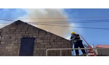 Bakıda güclü yanğın