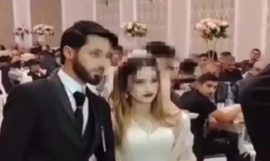 Kürə atılan 16 yaşlı Nuranənin toy görüntüləri - VİDEO