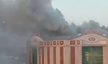 Bakıda məşhur restoranda yanğın - VİDEO