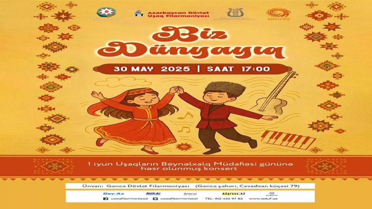 Azərbaycan Dövlət Uşaq Filarmoniyasının Gəncədə konsert ilə çıxış edəcək