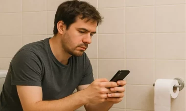 Tualetdə telefon istifadə edənlərə xəbərdarlıq - Riski artırır