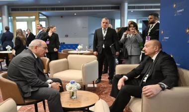 İlham Əliyevin Tiranada Paşinyan ilə qeyri-rəsmi görüşü olub - VİDEO - FOTO