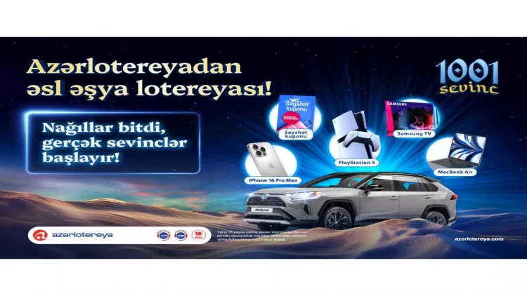 “Azərlotereya”nın “1001 Sevinc” əşya lotereyası başladı