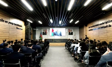 KOBİA-da Ümummilli Lider Heydər Əliyevin anadan olmasının 102 illiyinə həsr olunmuş tədbir keçirilib - FOTO