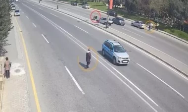 Bakıda ana və övladını maşın vurdu - DƏHŞƏTLİ GÖRÜNTÜLƏR