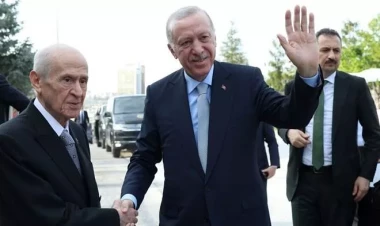 Ərdoğan Bahçelini evində ziyarət etdi - FOTO