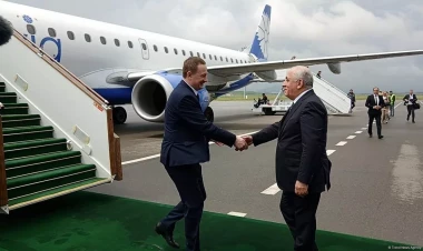 Belarusun Baş naziri Füzuliyə getdi - FOTO