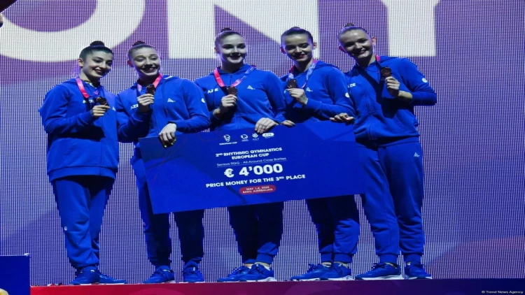 Komandamız Avropa Kubokunda bürünc medal qazandı - FOTO