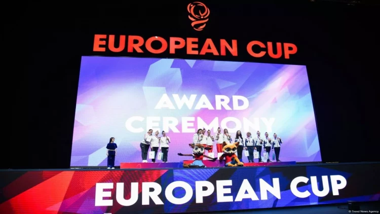 Avropa kubokunun üçüncü günündə qaliblər mükafatlandırıldı - FOTO