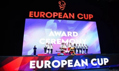 Avropa kubokunun üçüncü günündə qaliblər mükafatlandırıldı - FOTO