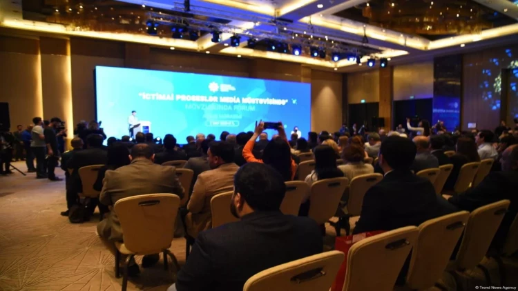 Bakıda “İctimai proseslər media müstəvisində” mövzusunda 2-ci Forum keçirilir - FOTOlar