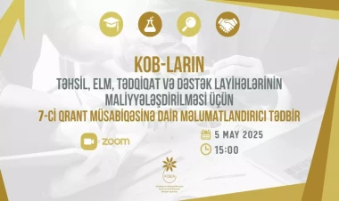 7-ci qrant müsabiqəsi barədə sualları olan KOB subyektlərinin nəzərinə!