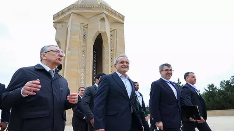 Eldar Əzizovun cavabı Pezeşkianı təəccübləndirdi - VİDEO