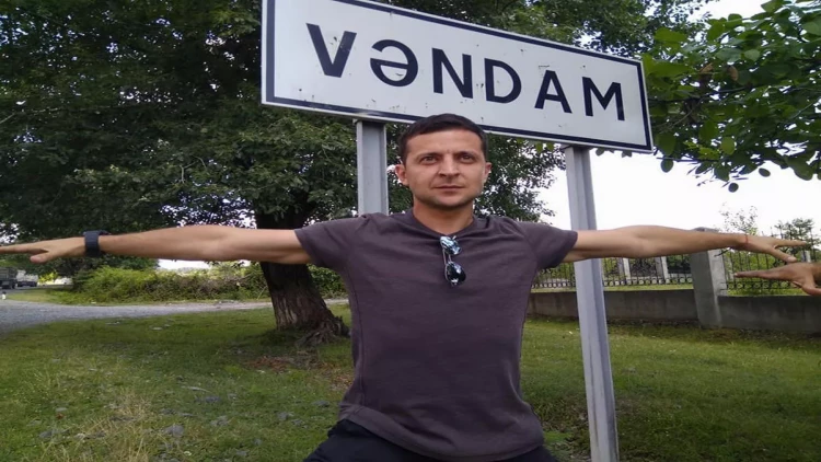 Zelenski Qəbələ şəhərində - Gündəm olan FOTOlar